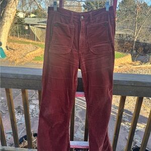 ROLLA'S  Rust colored Corduroy east coast flares